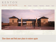 Tablet Screenshot of kentonecoestate.com